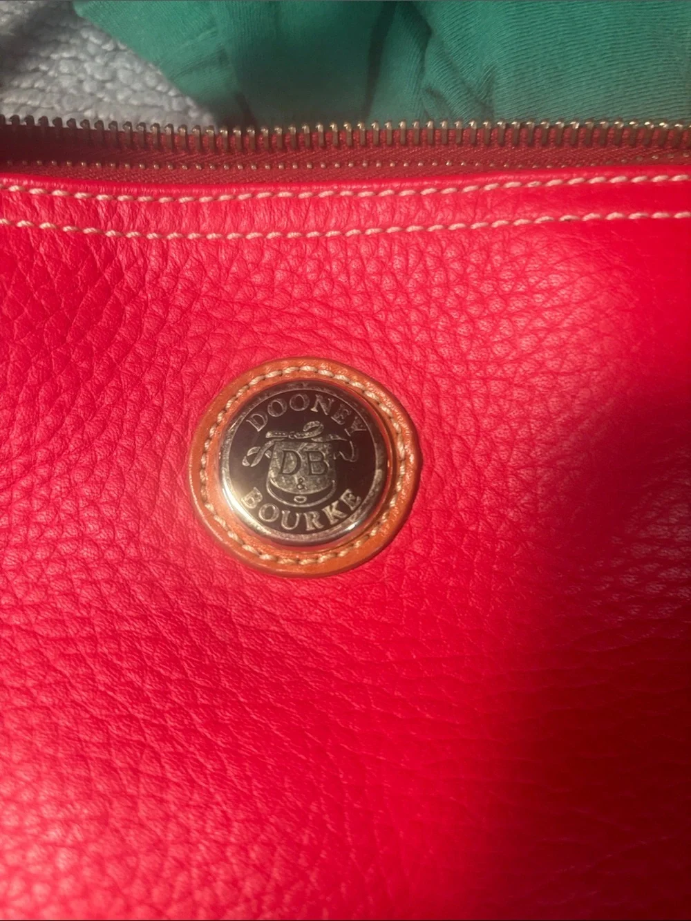 Dooney Bourke red purse new with strap